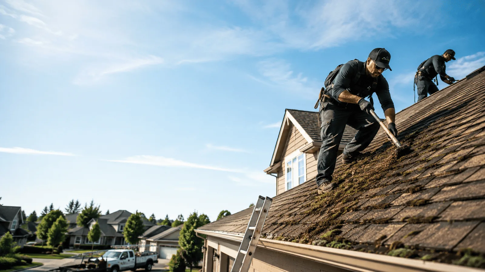 Roof Moss Removal in Lockport, IL near me